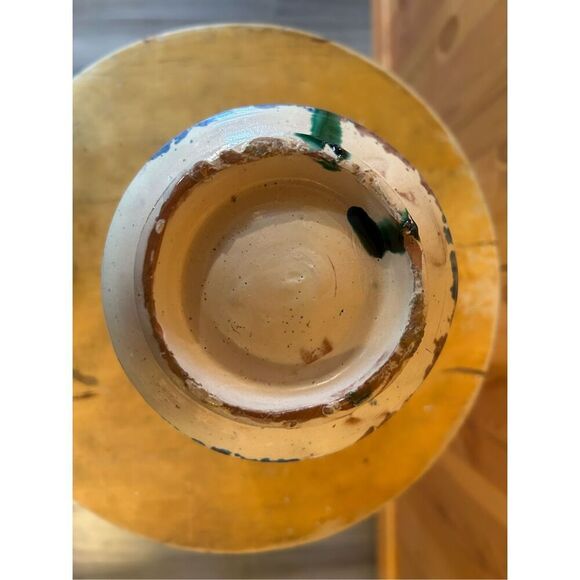 Vintage pottery pitcher 6.25x6” (8605) - Picture 7 of 9